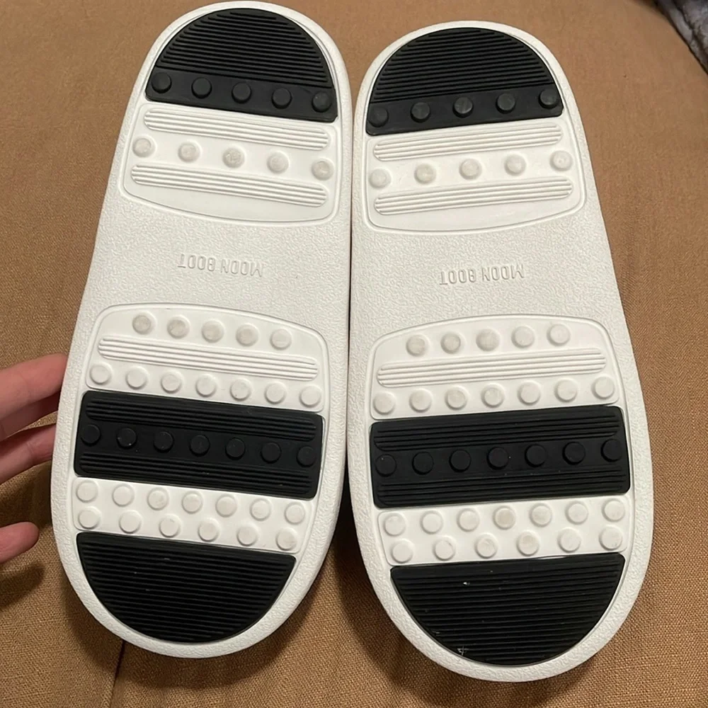 Moon Boot Park Soft Flower Women Lifestyle Shoes Black/White